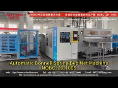 Automatische Matratze Bonnell Spring Bettnetz Maschine NOBO-ZD-100S,Füllkapazität: 90- 100Füllungen/min