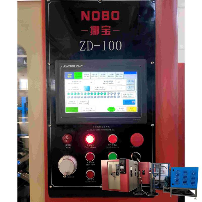 CNC-Seitenschub-Federkernmatratzen-Bettennetz-Produktionslinie - NOBO-ZD-100S